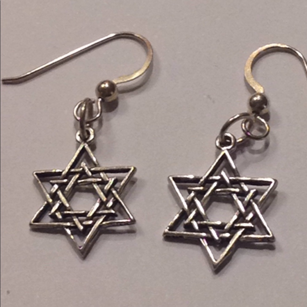 Star of David earrings